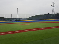 외야펜스및 홈런라인 완료