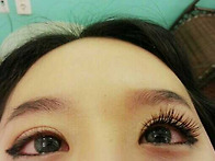 속눈썹 연장 시술 전후 ~..