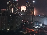 부산 불꽃축제 때 ~