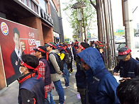 수서 대보건설규탄집회 ! 단결투쟁 !!