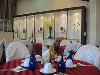 새가족부 식사 테이블 셋팅..