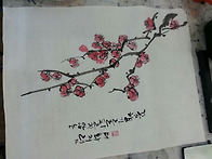 매화 수묵화