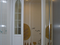 원목 화이트 3연동