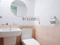사랑스러운 핑크 욕실 입니..