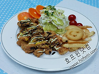 닭똥꼬튀김샐러드