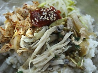 평안도 닭 비빔밥
