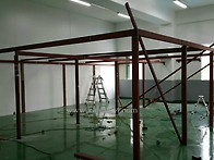 부천공장건물 사무실에 복층공사 설치