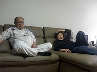 큰옵 부부 울집에 오다