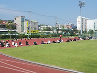 한밭운동장 달리기 전 준비..
