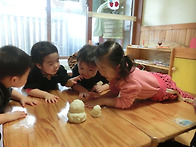 눈사람을만들어요~~