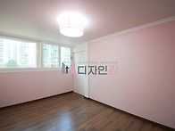 pink(분홍) 벽지 침실 공..