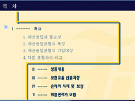 재산종합보험(필요성, 특징..