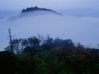 지리산 중봉에서 본 천왕봉