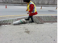 보행자 도로 모니터링 활동..