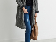 특가) 심플 하프 자켓