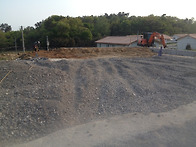 터파기, 잡석깔기, 기초