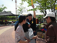 2016년 야외예배 게임사진..