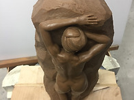 여인 전신상