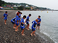 2012년 경주 화랑대기를 마치고 감포해수욕..