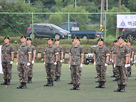 선찬이 군대 수료식 면회