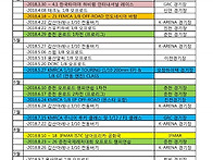 2018. 대회 일정