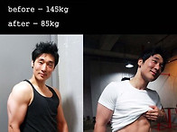 before(145kg) ~ af..