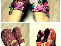 따뜻한 퀼트 덧신..