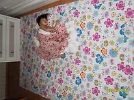 꽃무늬 패드,울딸랑구 베개..