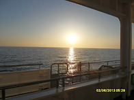 DBS 크루즈 페리호 선상에..