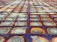 Rust / Barge mosai..
