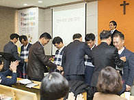 안수집사 임직식 및 성찬식..