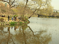 전주 덕진공원에서