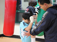 어제 우리 체육관 아가들을..