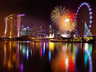 야경 속 싱가포르 3