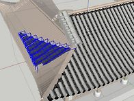 스케치업 한옥 기와 올리기..