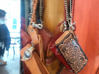 leather pocket