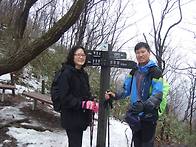 백암산 백학봉과 상왕봉