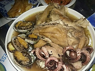 시골인심 전복닭백숙으로 ..
