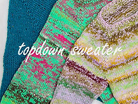 탑다운 니트뜨기 * 탑다운..