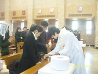 김안젤라 영세받는 날