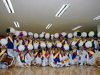 518 전야제 길놀이에 참여..