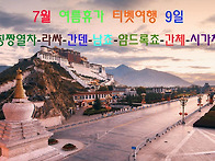 7월 여름휴가 티베..