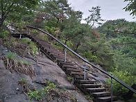 빗길 나홀로 산행!