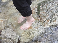 비에 젖은 운악산