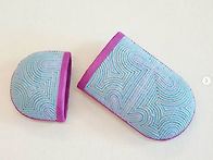 색실누비를 이용한 전통안..