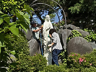 성모동산 청소