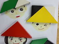 누리2반 칠교퍼즐- 구성놀..