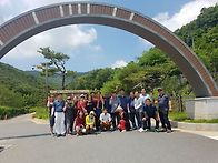 무창포에서 단체 기념 사진