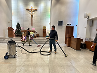 성탄맞이 성전 대청소