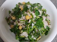 달래간장에 미나리 명이나..